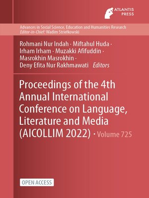 cover image of Proceedings of the 4th Annual International Conference on Language, Literature and Media (AICOLLIM 2022)